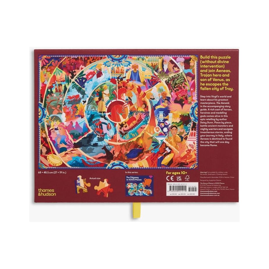 The Story of Rome in 1000 Pieces BookGeek