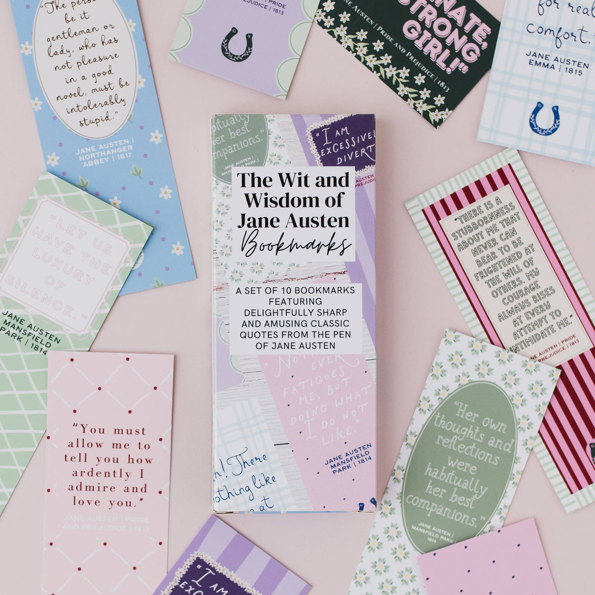 The Wit and Wisdom of Jane Austen Bookmark Set - Set of 10 BookGeek