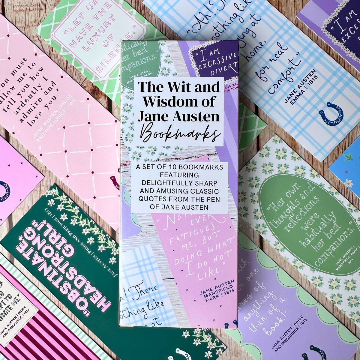 The Wit and Wisdom of Jane Austen Bookmark Set - Set of 10 BookGeek