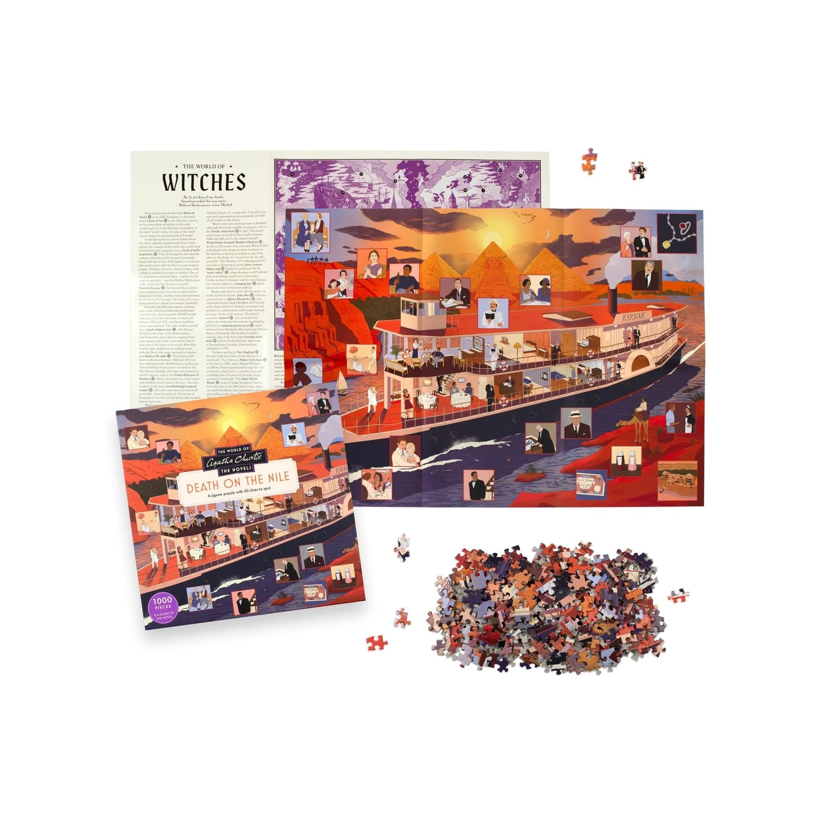 The World of Agatha Christie: Death on the Nile Jigsaw BookGeek