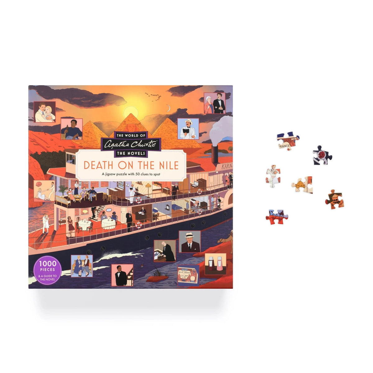 The World of Agatha Christie: Death on the Nile Jigsaw BookGeek