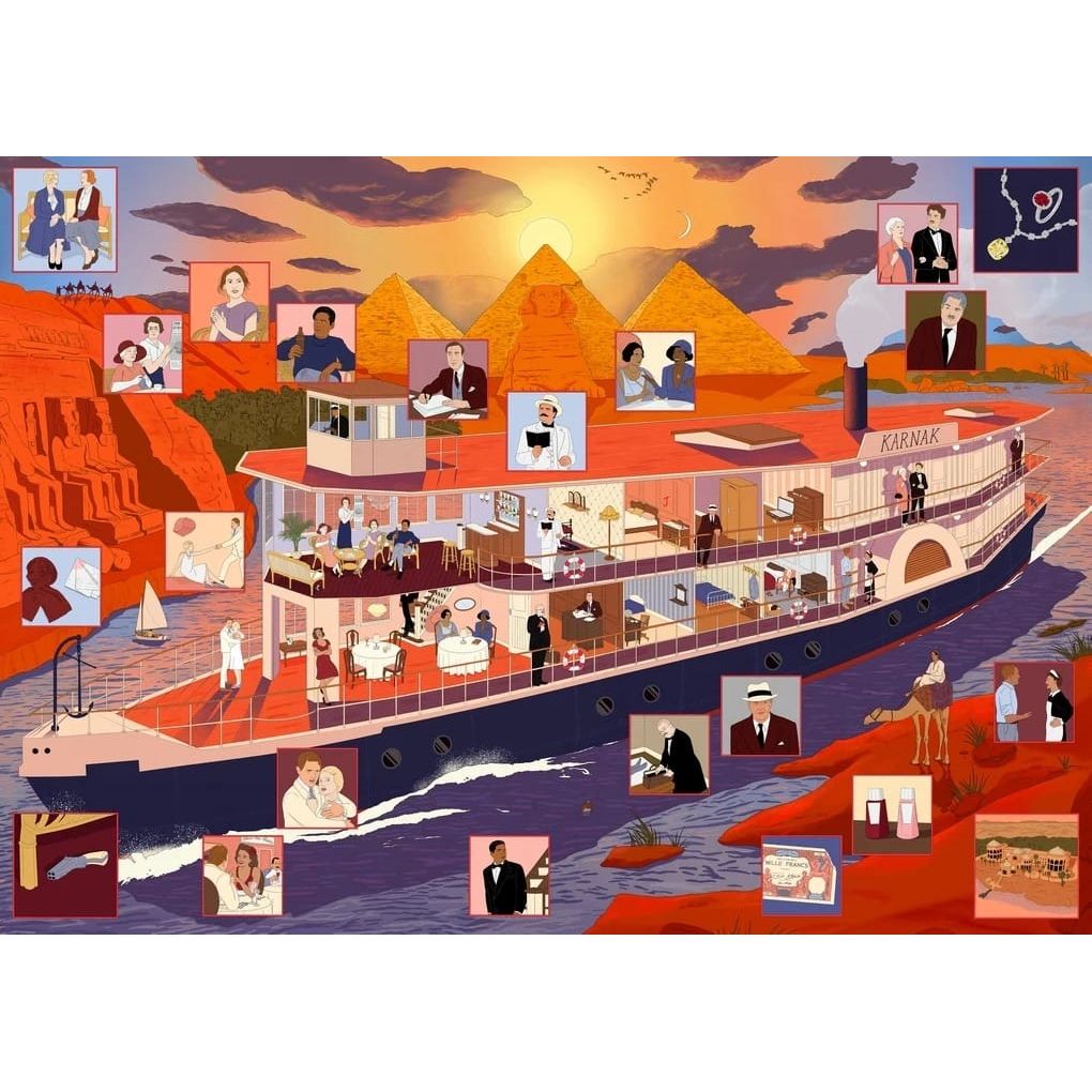 The World of Agatha Christie: Death on the Nile Jigsaw BookGeek