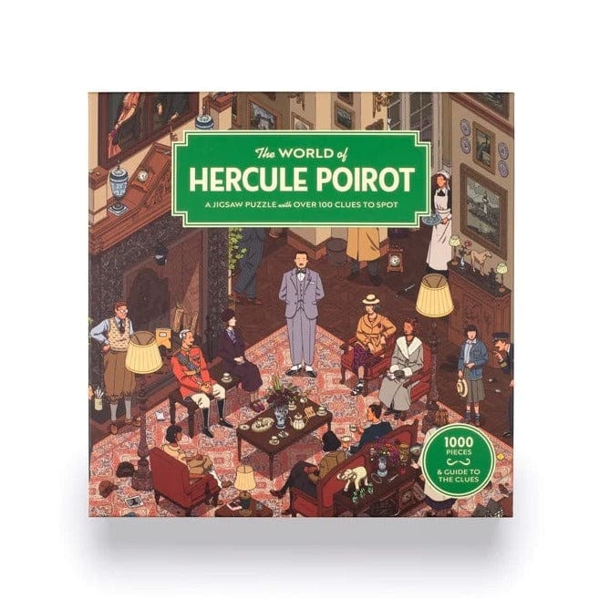 The World of Hercule Poirot Jigsaw Puzzle BookGeek