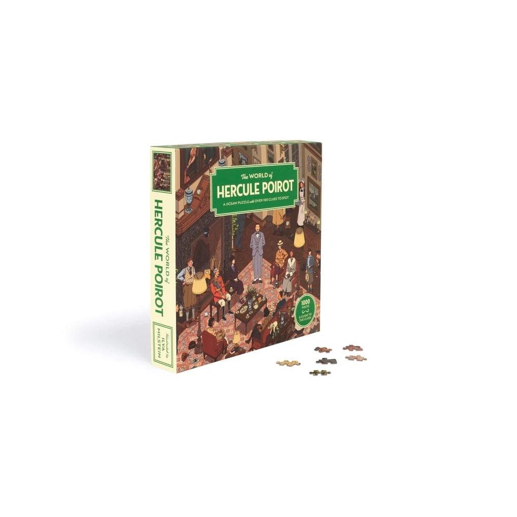 The World of Hercule Poirot Jigsaw Puzzle BookGeek