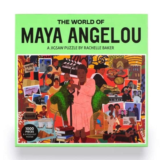 The World of Maya Angelou Jigsaw Puzzle BookGeek