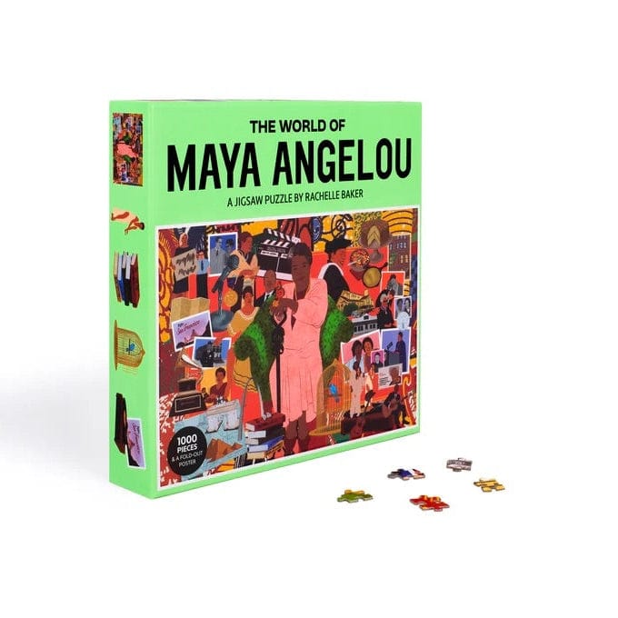The World of Maya Angelou Jigsaw Puzzle BookGeek