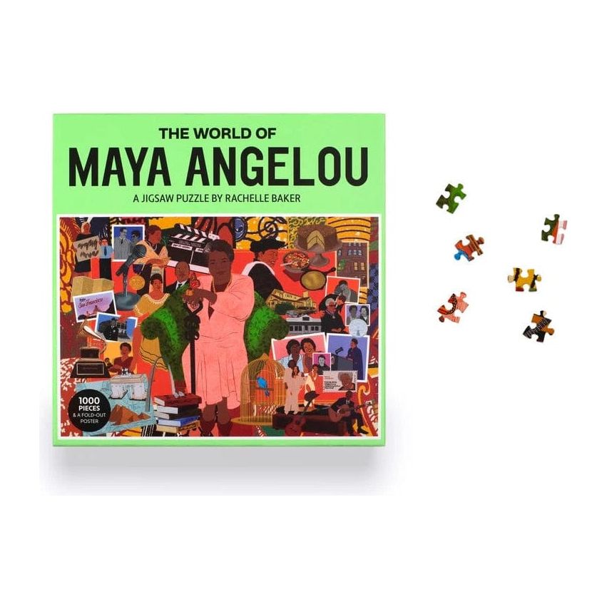 The World of Maya Angelou Jigsaw Puzzle BookGeek
