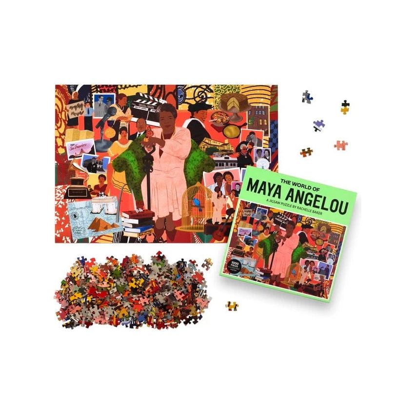 The World of Maya Angelou Jigsaw Puzzle BookGeek