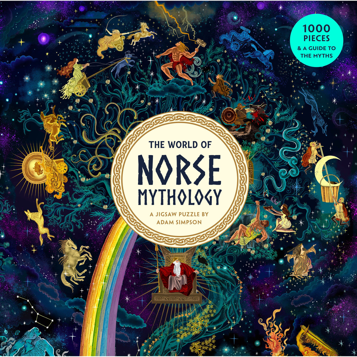 The World of Norse Mythology Jigsaw Puzzle BookGeek