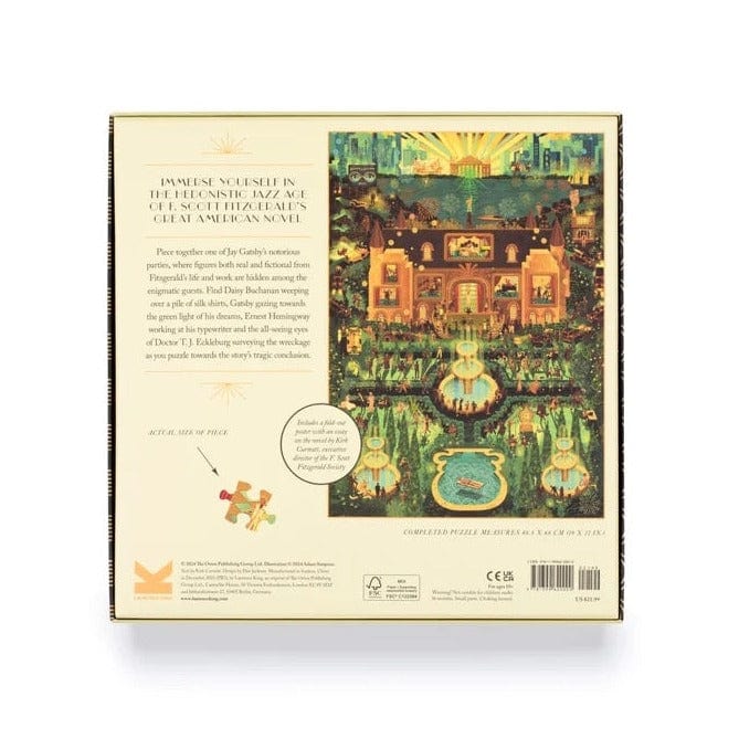 The World of The Great Gatsby Jigsaw BookGeek