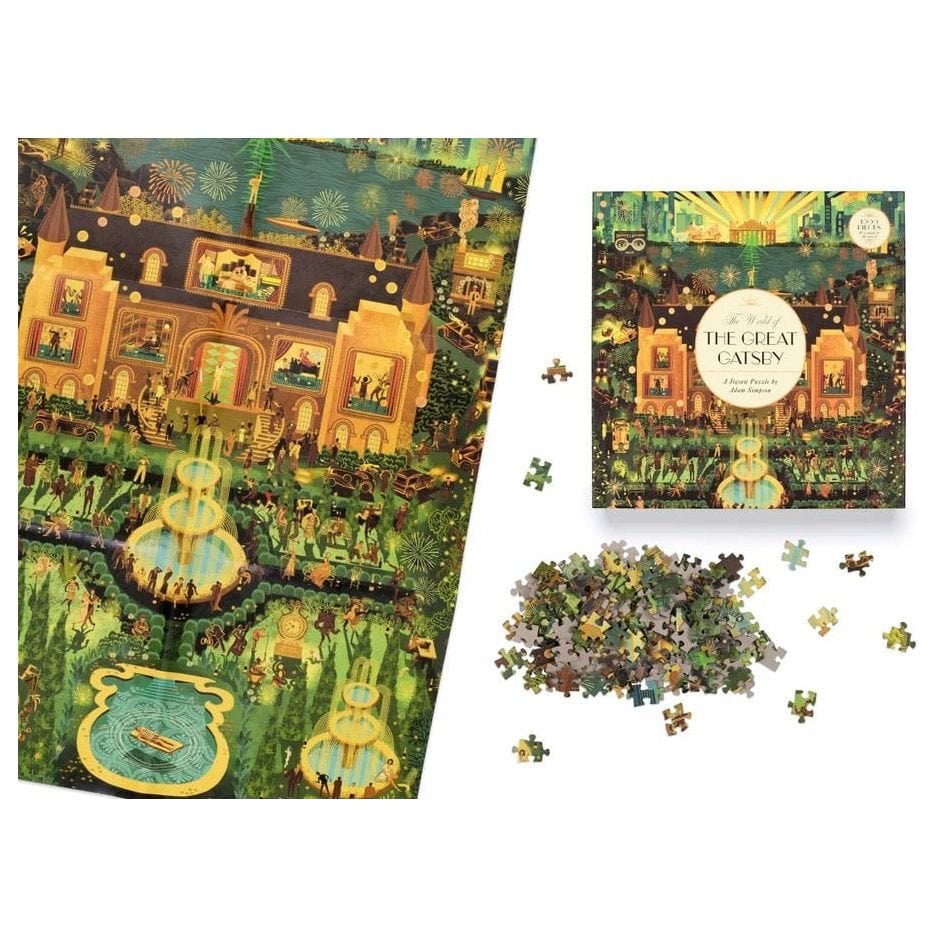 The World of The Great Gatsby Jigsaw BookGeek