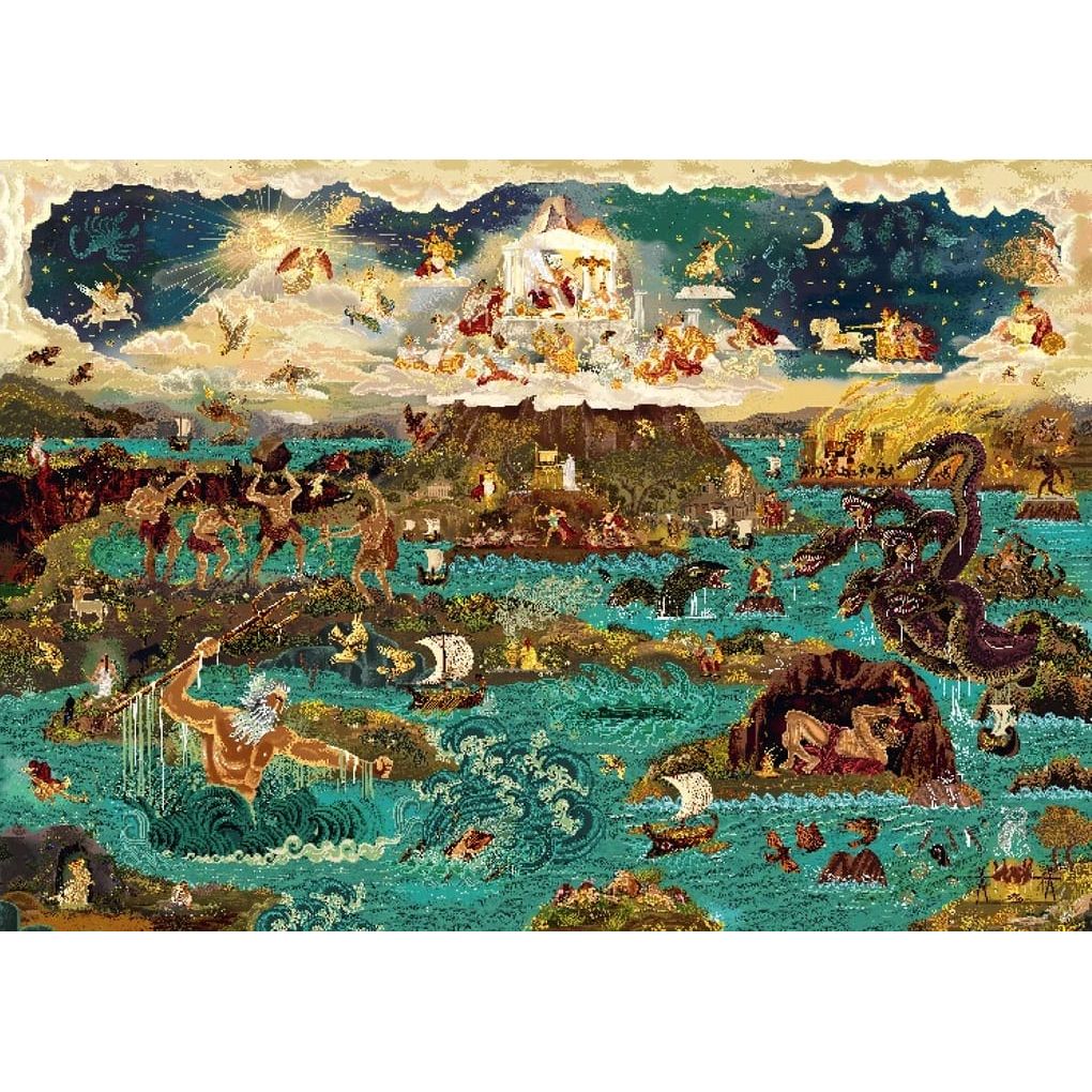 The World of the Odyssey & Other Greek Myths Jigsaw BookGeek