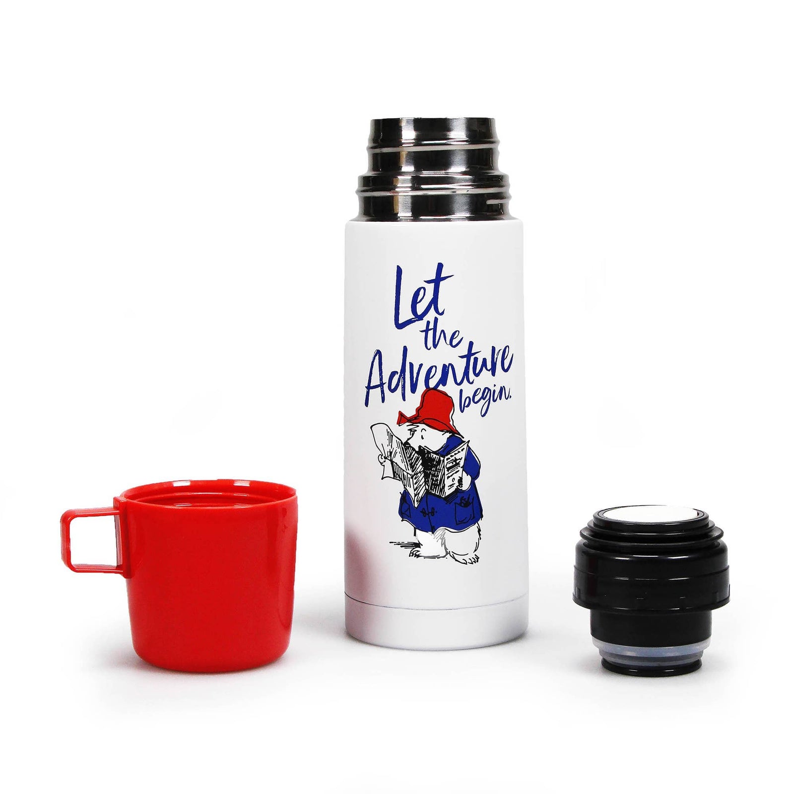 Thermal Flask Metal (350ml) - Paddington Bear (Adventure) BookGeek