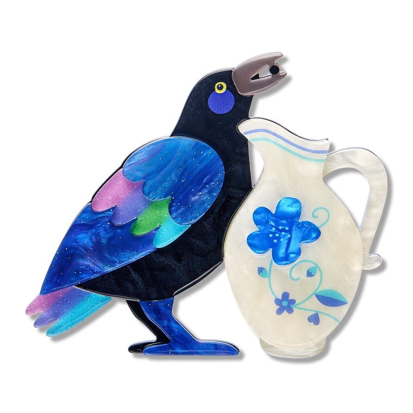 Thirsty Work Brooch BookGeek