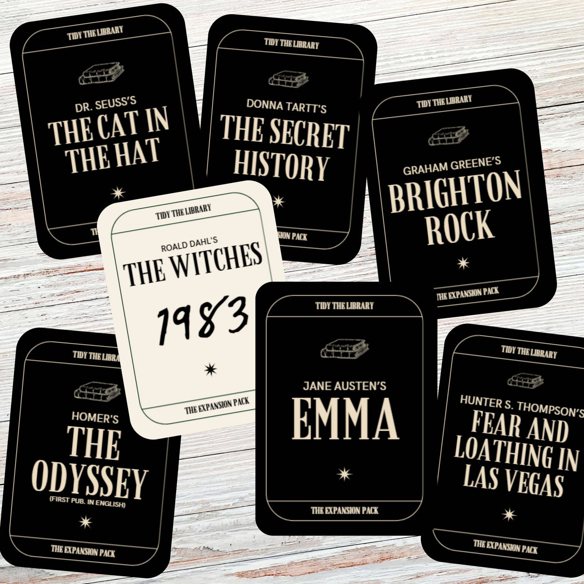 TIDY THE LIBRARY: The Expansion Pack Book Lover's Card Game BookGeek