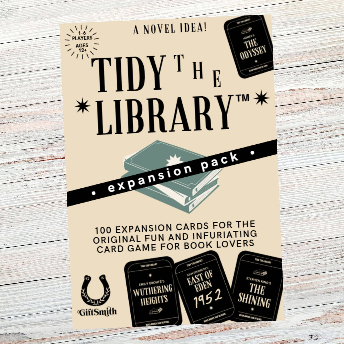 TIDY THE LIBRARY: The Expansion Pack Book Lover's Card Game BookGeek