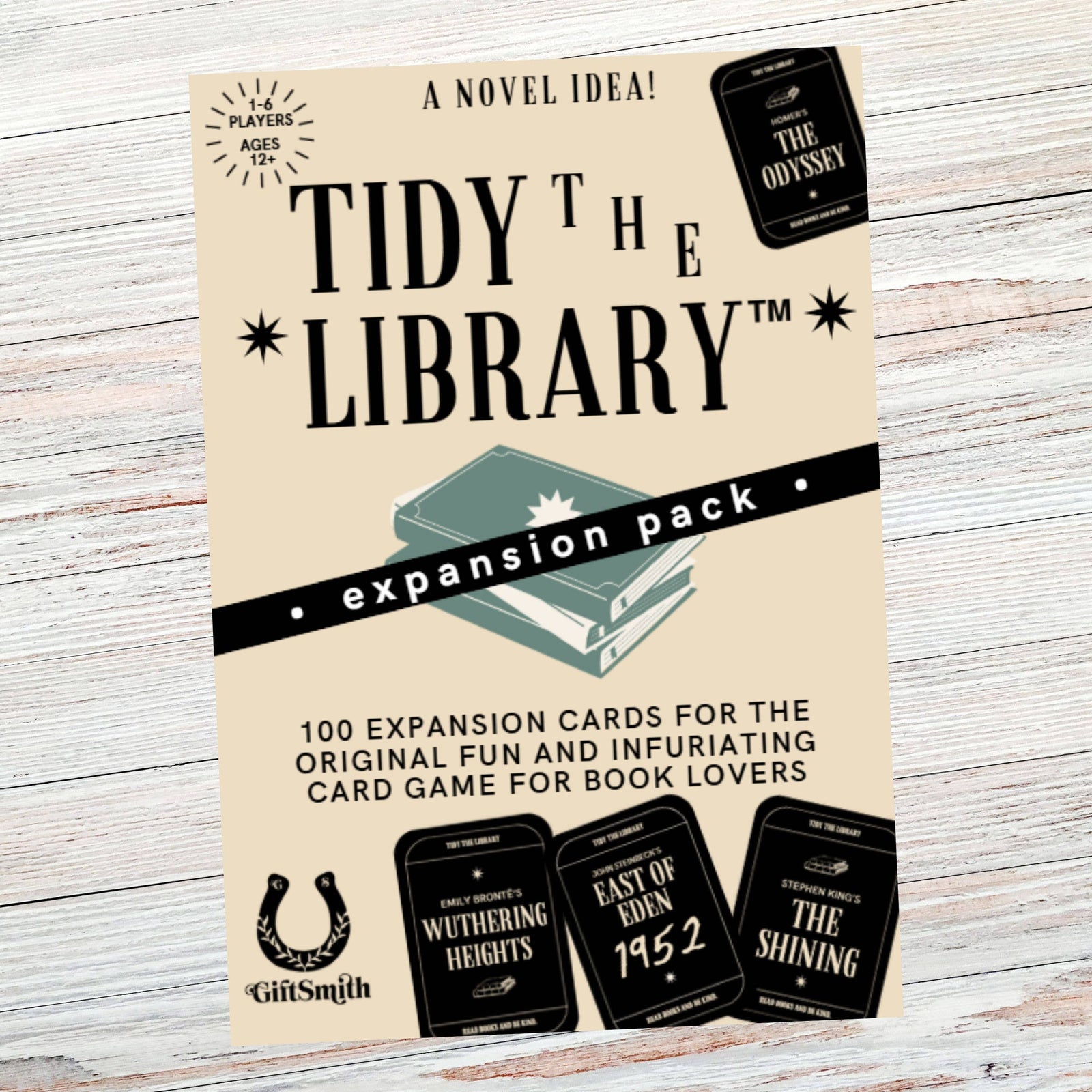 TIDY THE LIBRARY: The Expansion Pack Book Lover's Card Game BookGeek