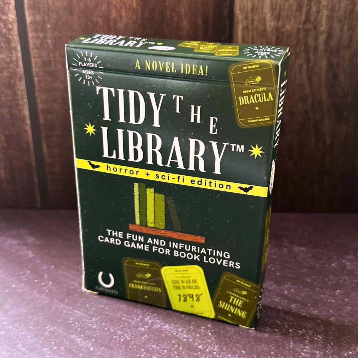 TIDY THE LIBRARY: The Horror + Sci-Fi Edition - Bookish Game BookGeek