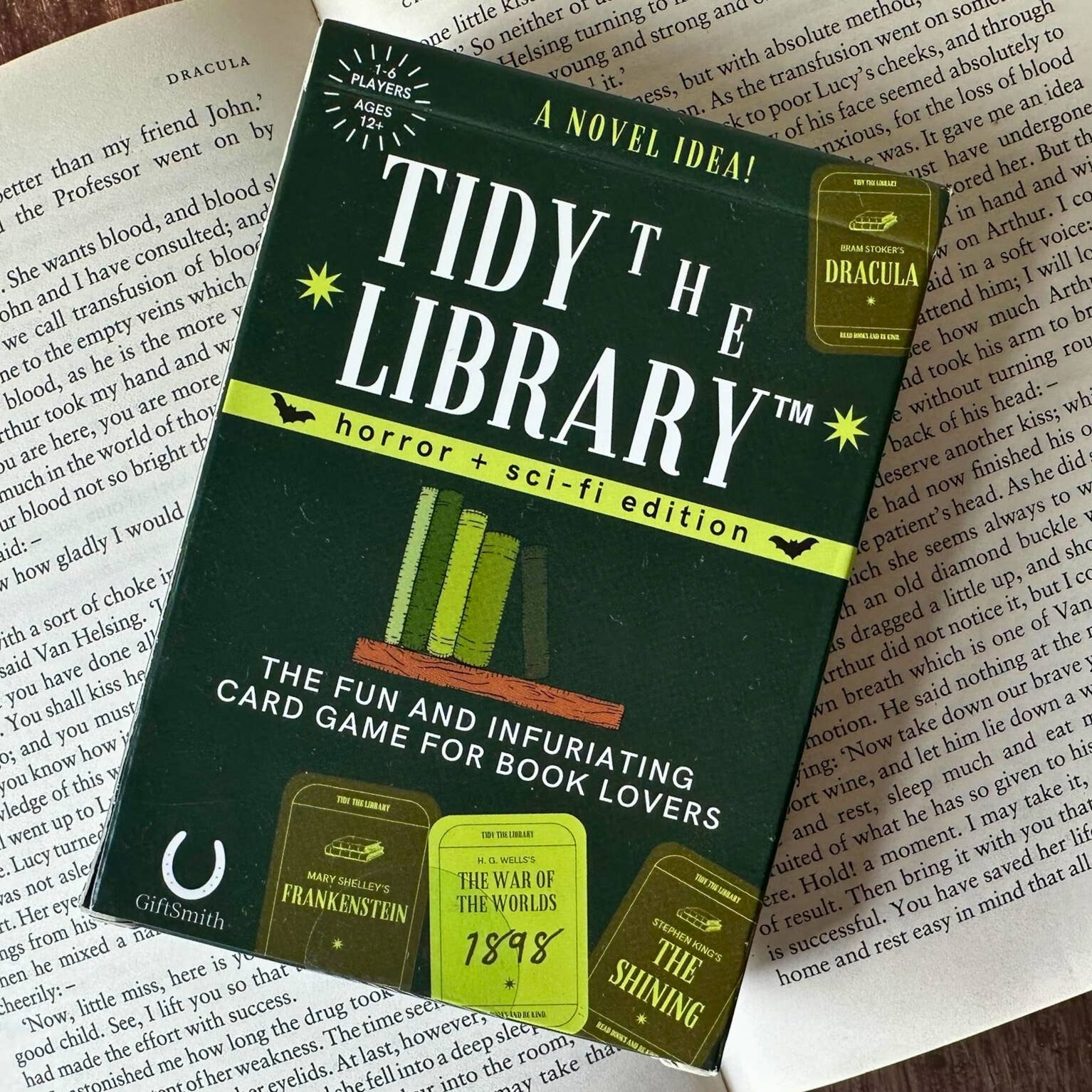 TIDY THE LIBRARY: The Horror + Sci-Fi Edition - Bookish Game BookGeek