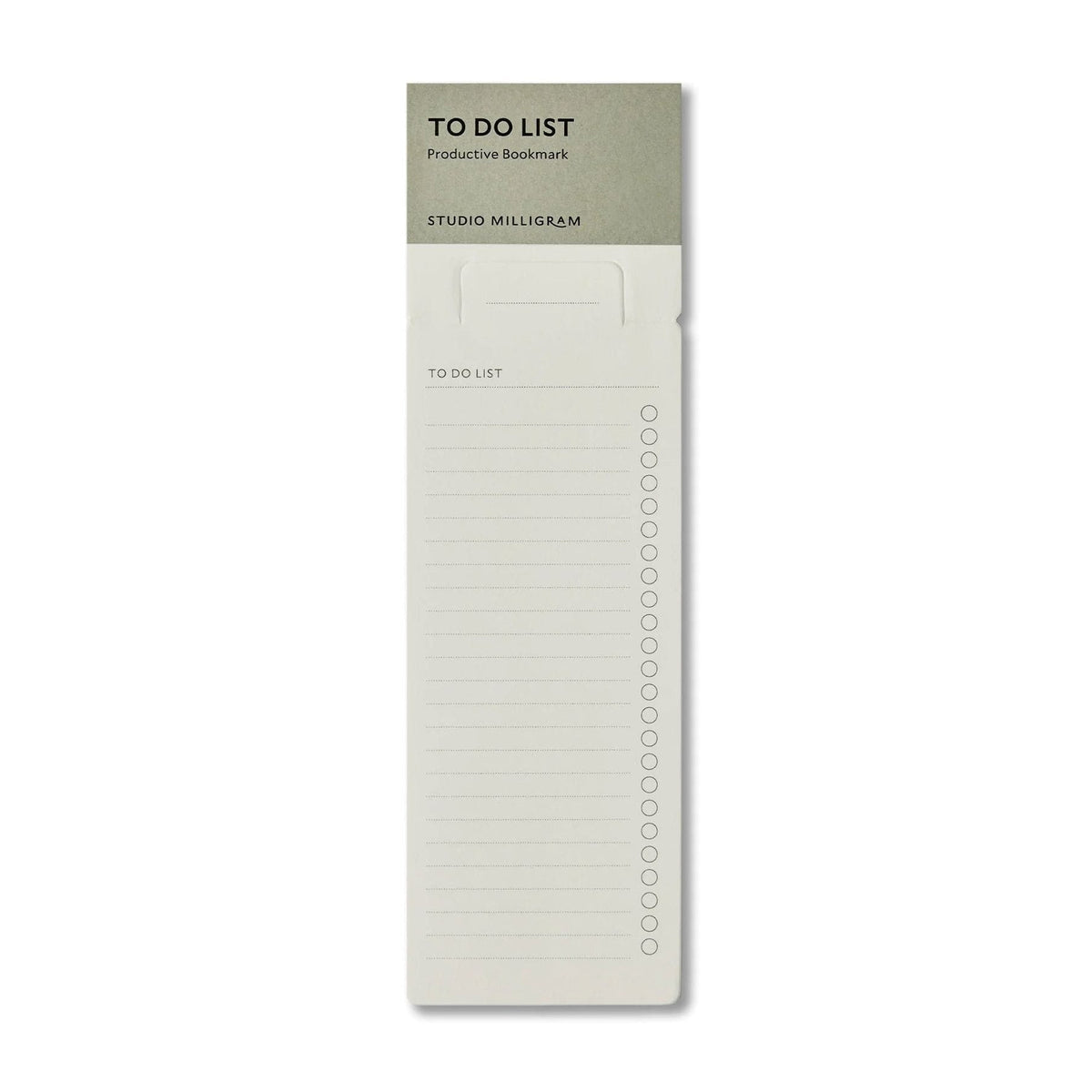 To Do List Bookmark Pad BookGeek