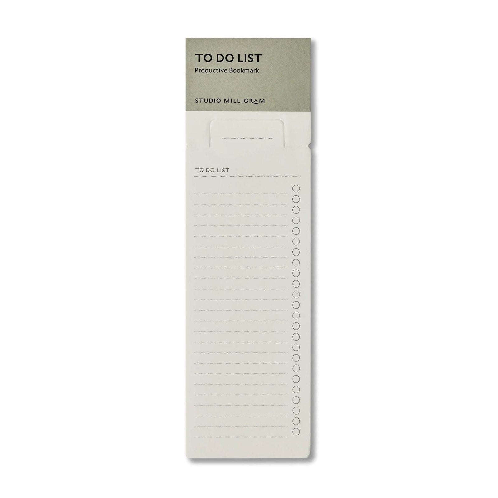 To Do List Bookmark Pad BookGeek