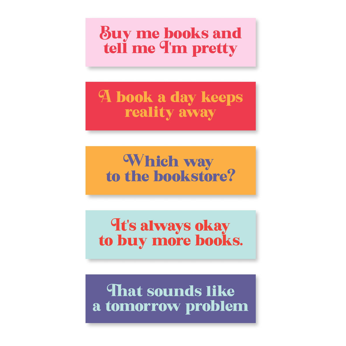 Tomorrow Problem - Bookmark Set BookGeek