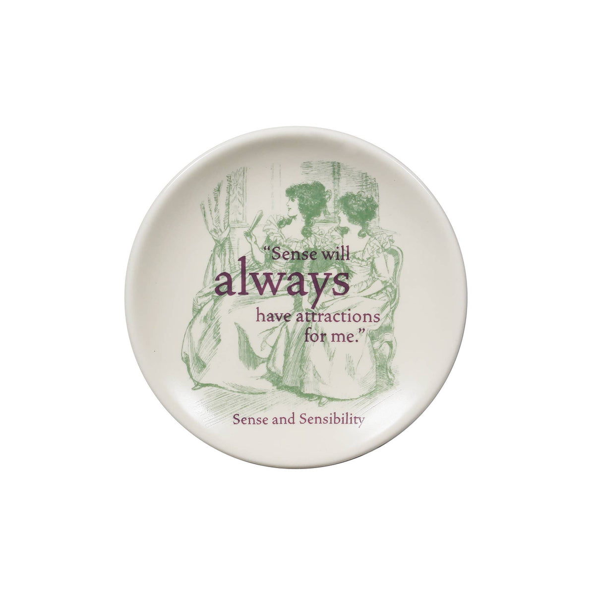 Trinket Key Ring Dish Jane Austen Sense and Sensibility BookGeek