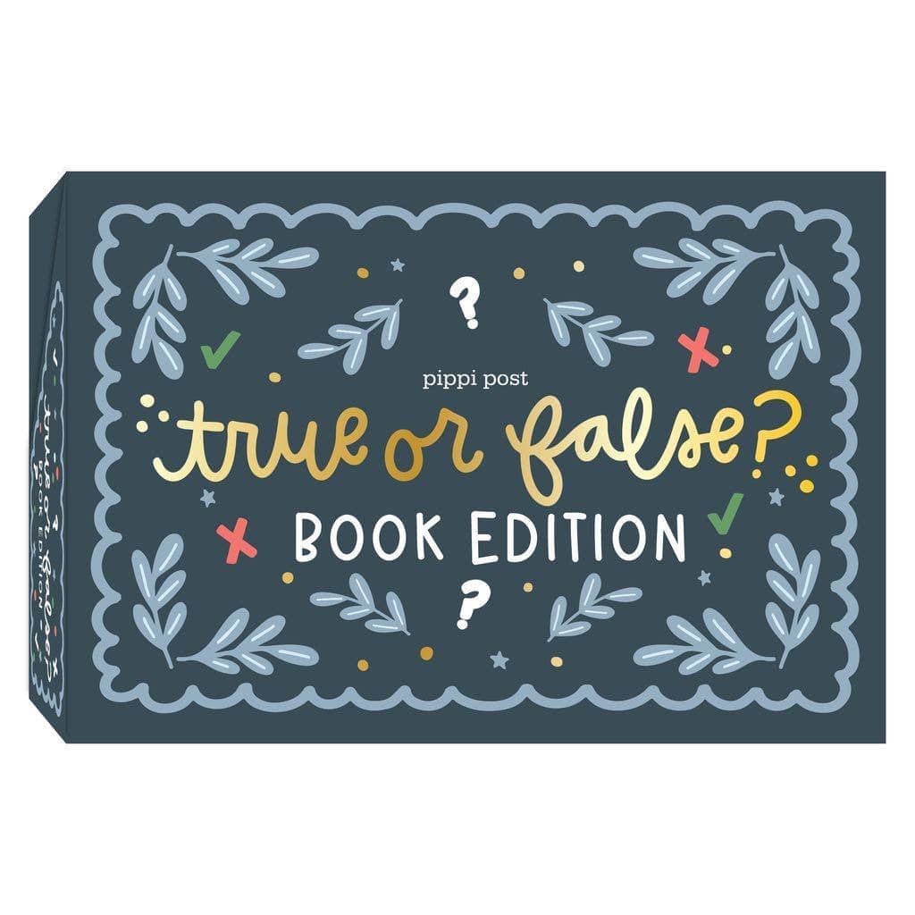 True or False Book Edition Literary Trivia Card Game BookGeek