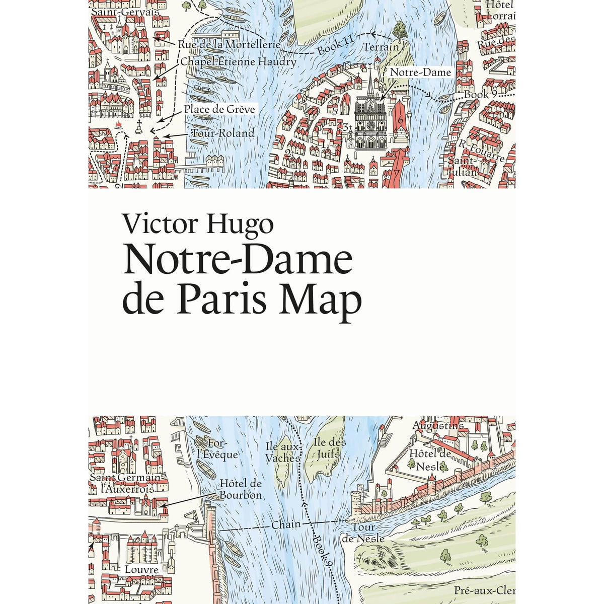 Victor Hugo: Notre-Dame de Paris Map BookGeek