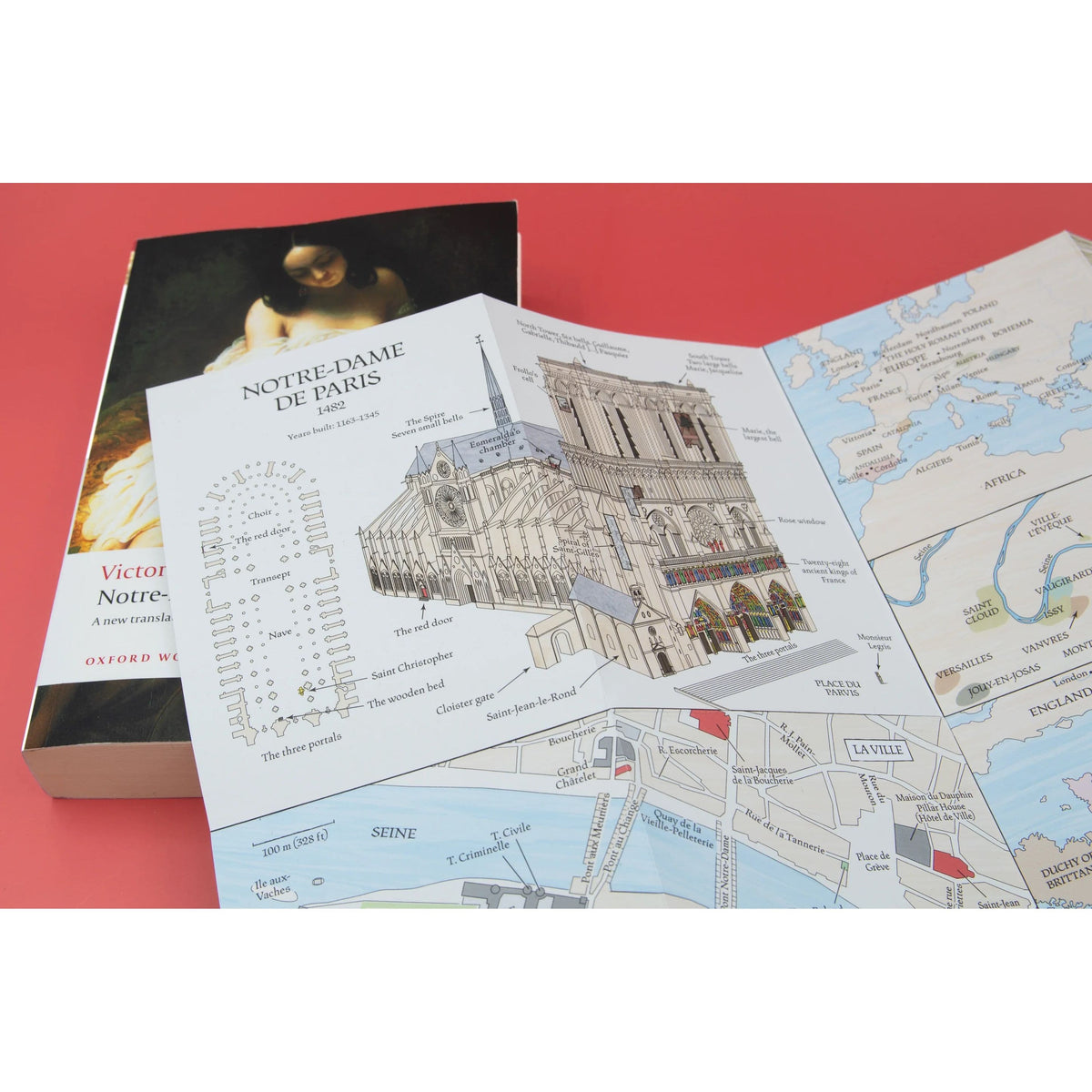 Victor Hugo: Notre-Dame de Paris Map BookGeek