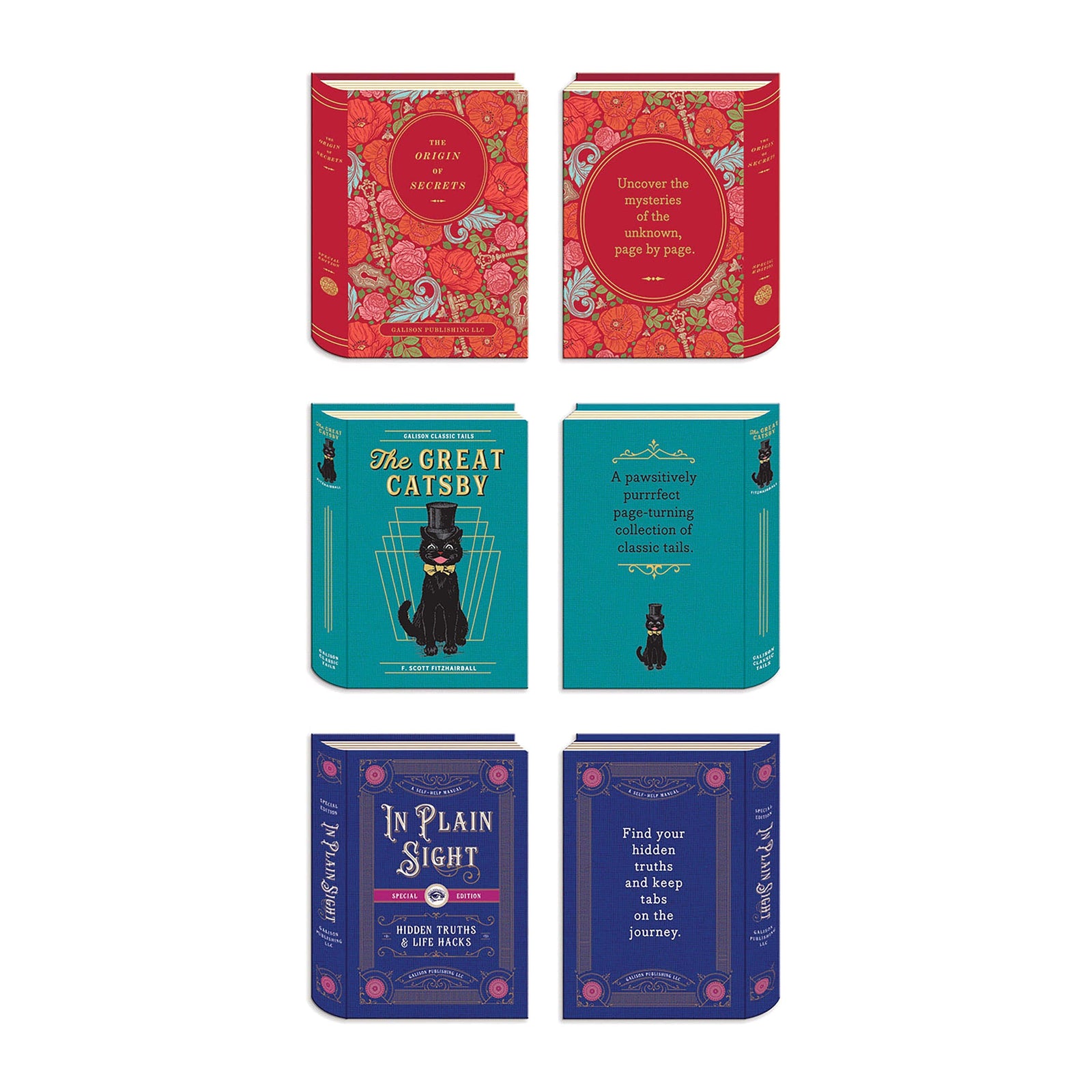 Vintage Books Magnetic Bookmarks BookGeek