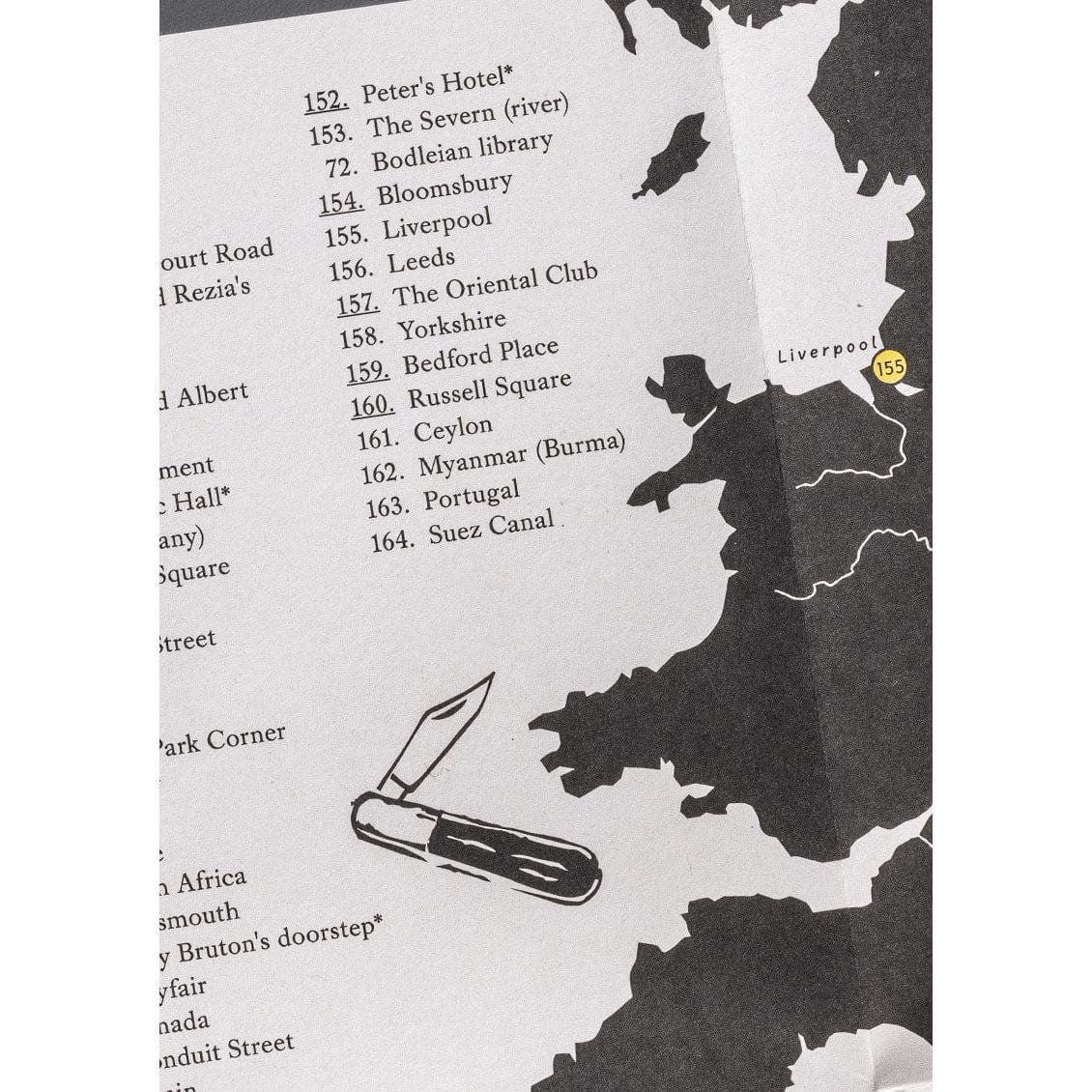 Virginia Woolf: Mrs Dalloway Map BookGeek
