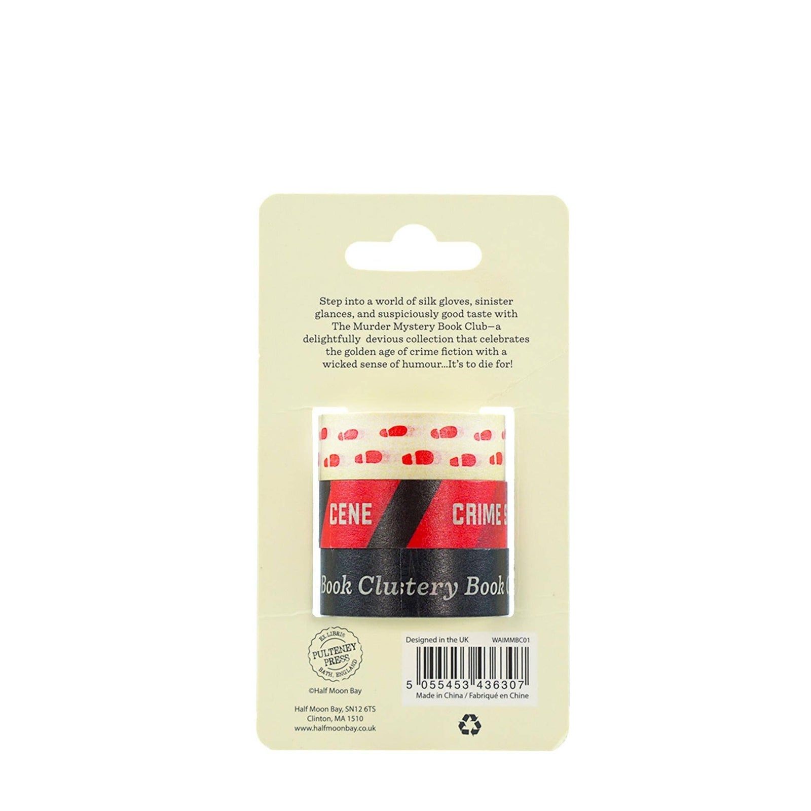 Washi Set 16.4ft (x3) - Murder Mystery Club BookGeek