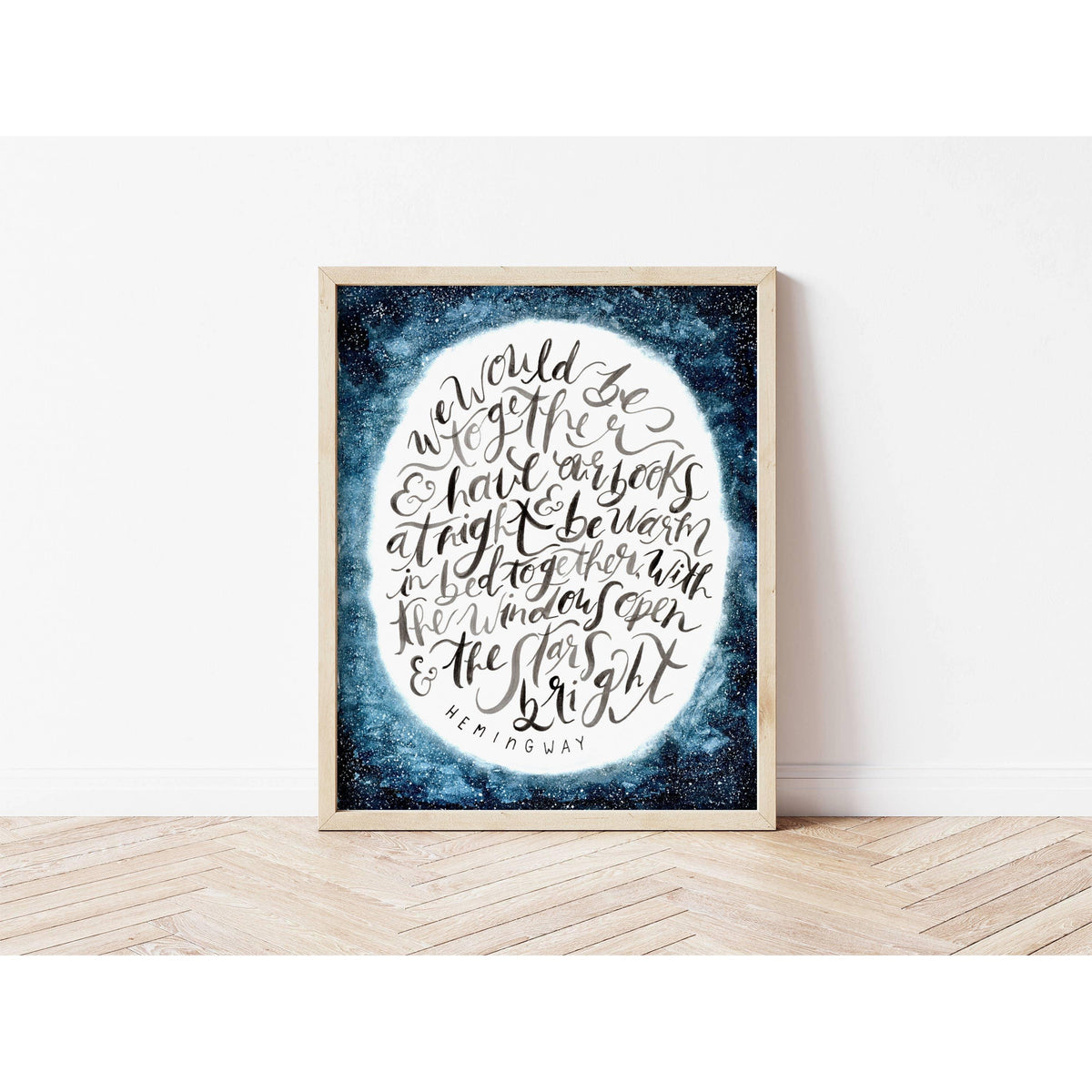 We Would Have Our Books / Hemingway / 8 x 10 Print BookGeek