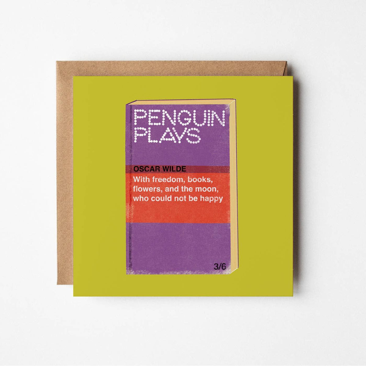 Who Could Not be Happy - blank greetings card BookGeek