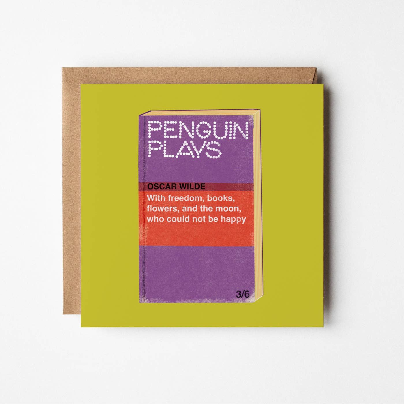 Who Could Not be Happy - blank greetings card BookGeek