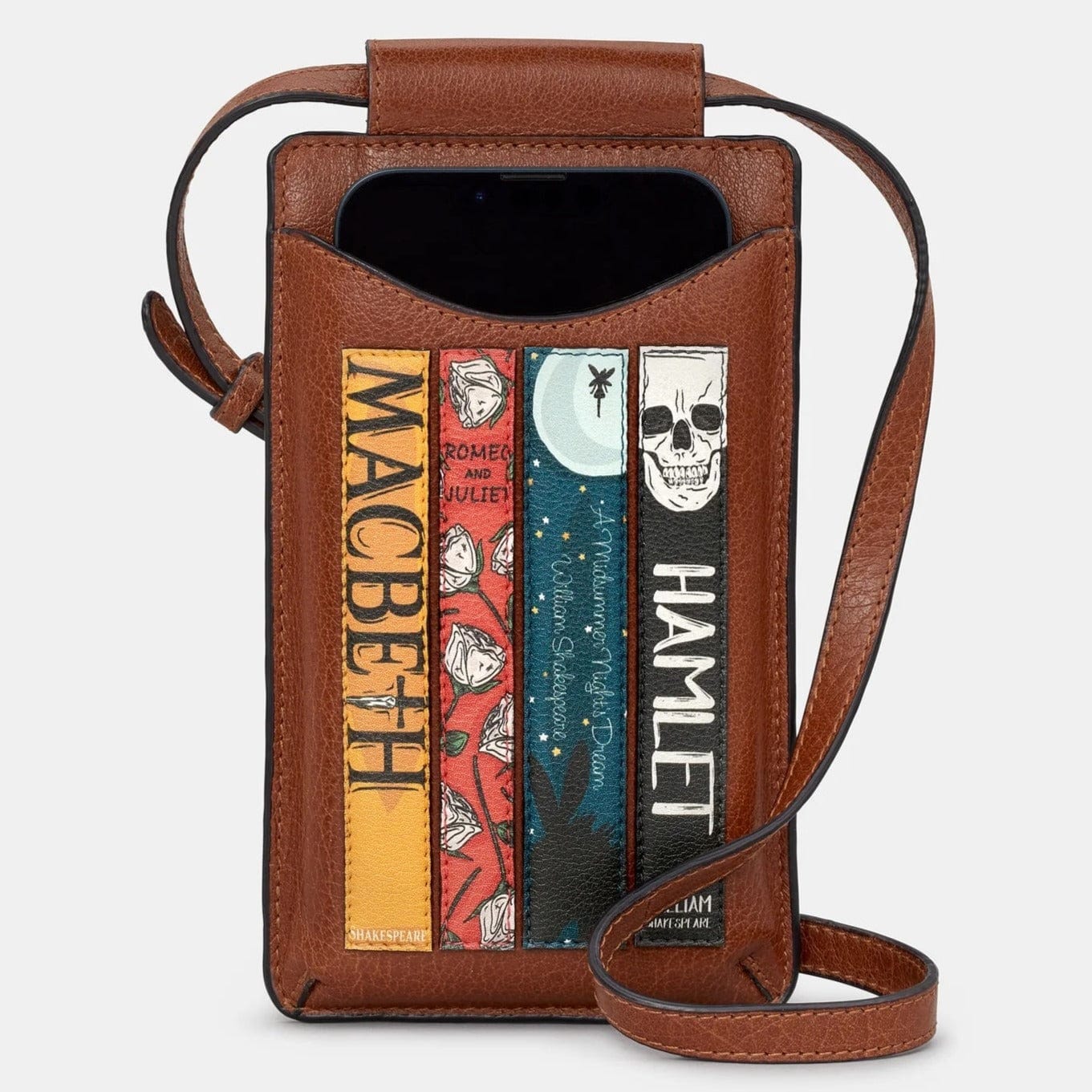 William Shakespeare Bookworm Leather Phone Case BookGeek