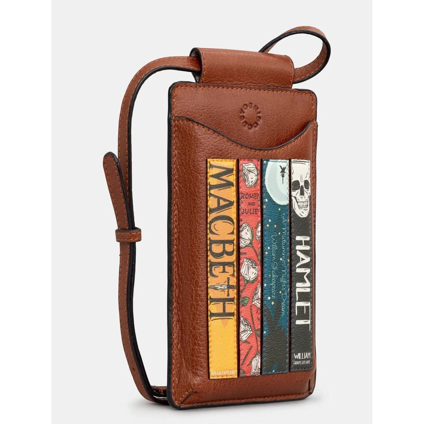 William Shakespeare Bookworm Leather Phone Case BookGeek