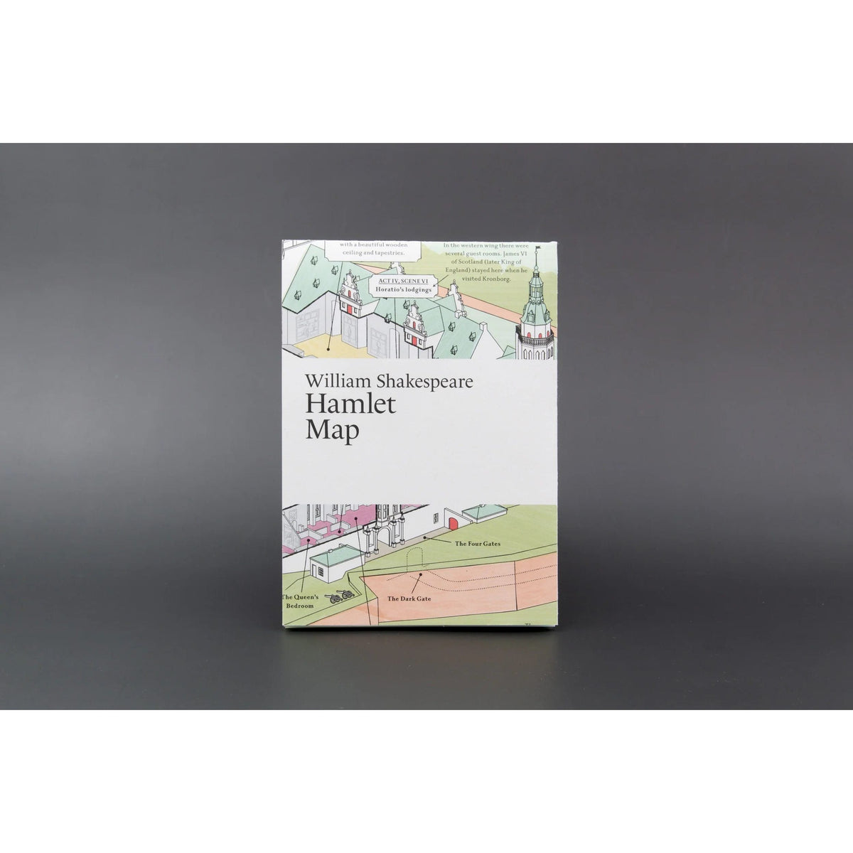 William Shakespeare: Hamlet Map BookGeek