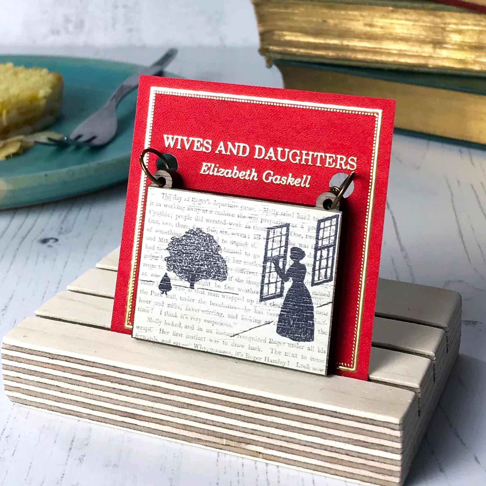 Wives and Daughters Silhouette Necklace BookGeek