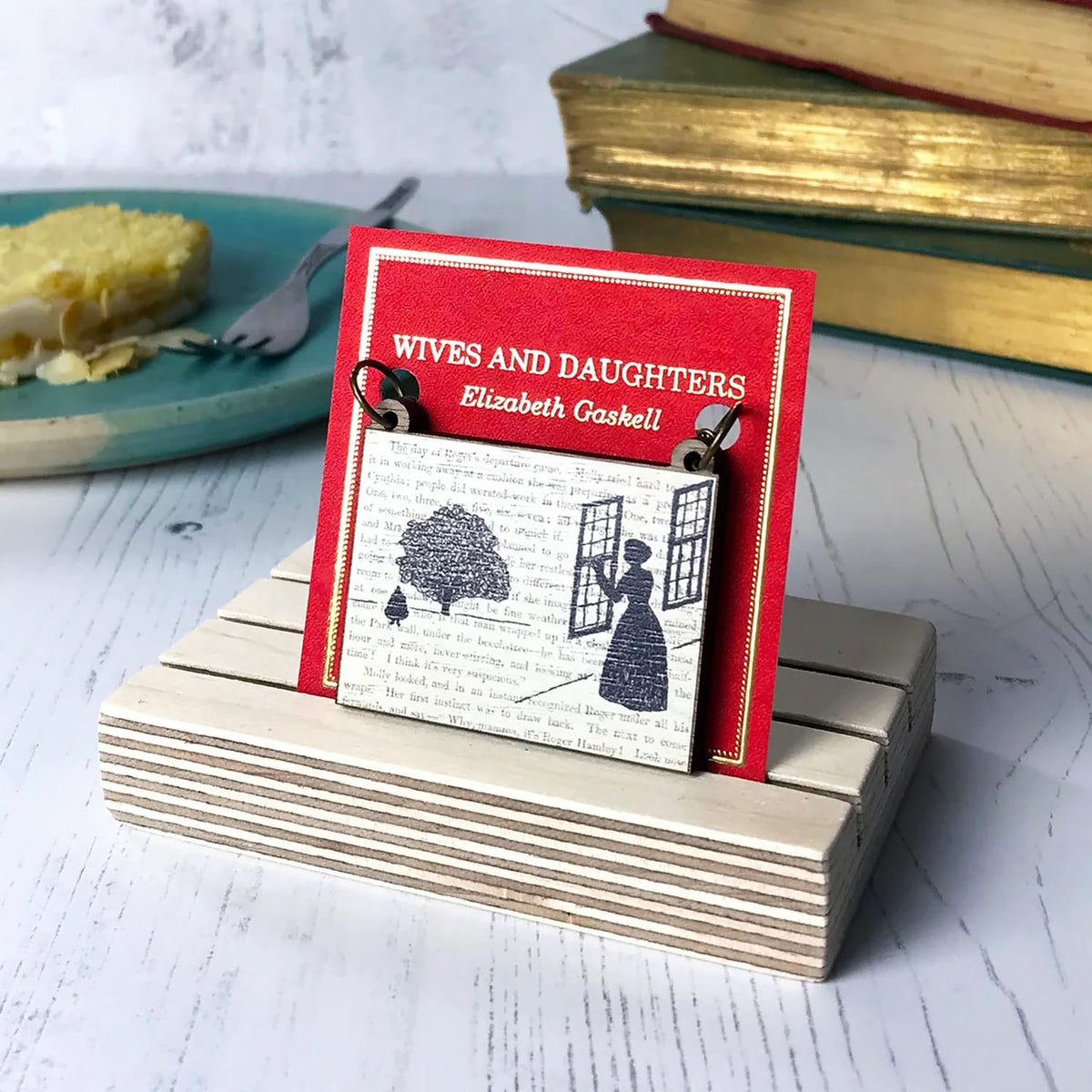 Wives and Daughters Silhouette Necklace BookGeek