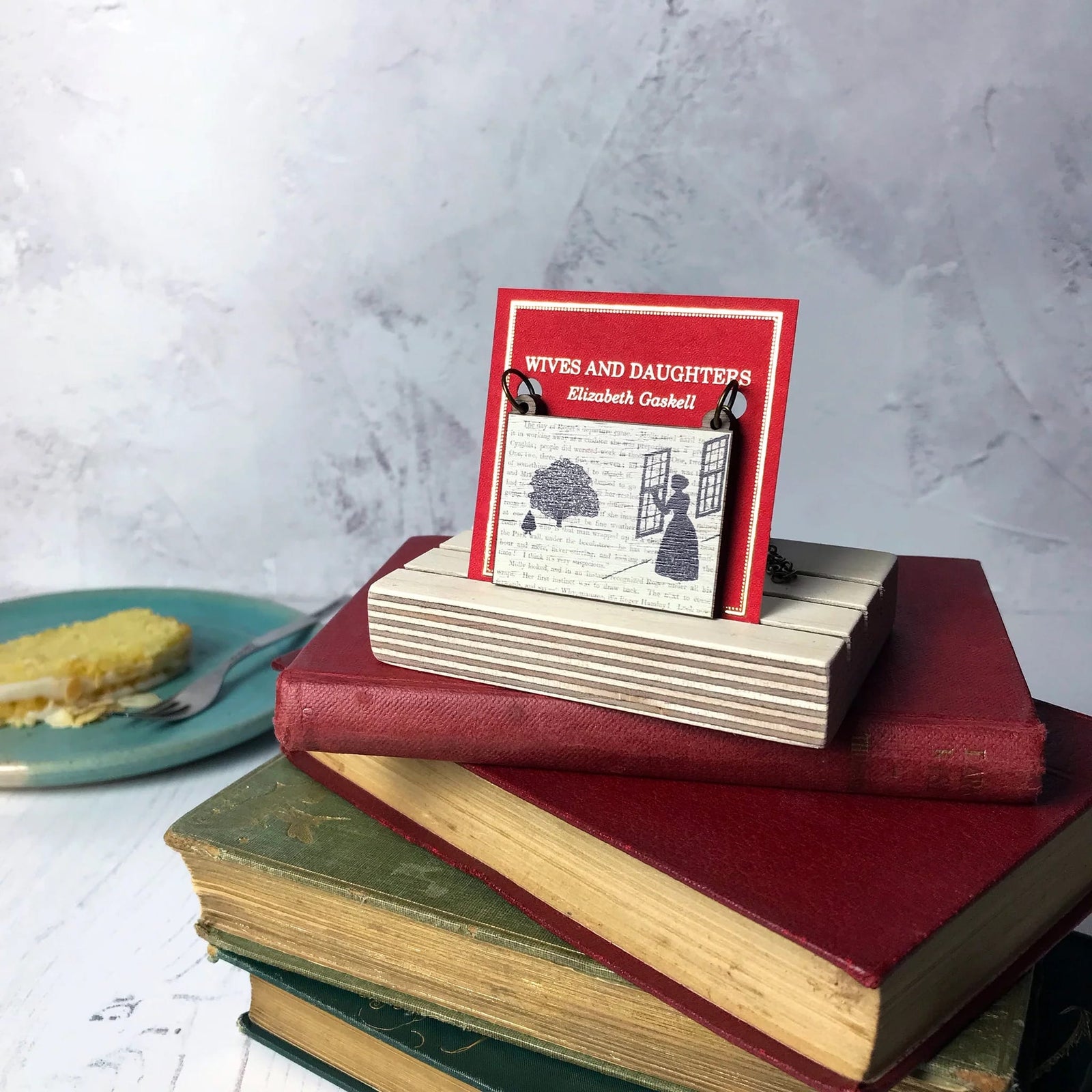 Wives and Daughters Silhouette Necklace BookGeek