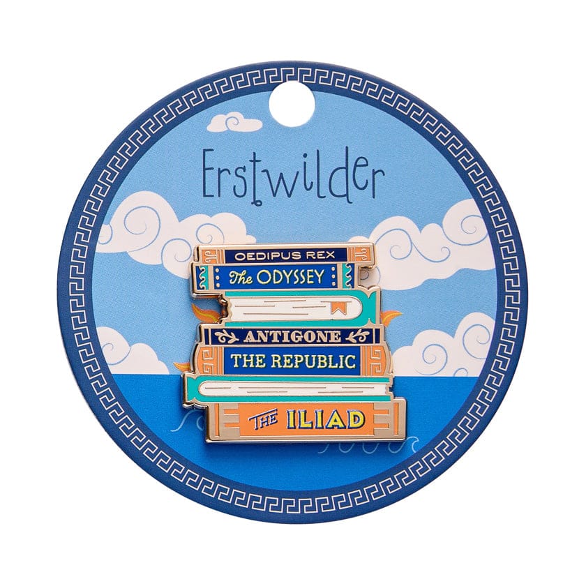 Words of the Wise Enamel Pin BookGeek