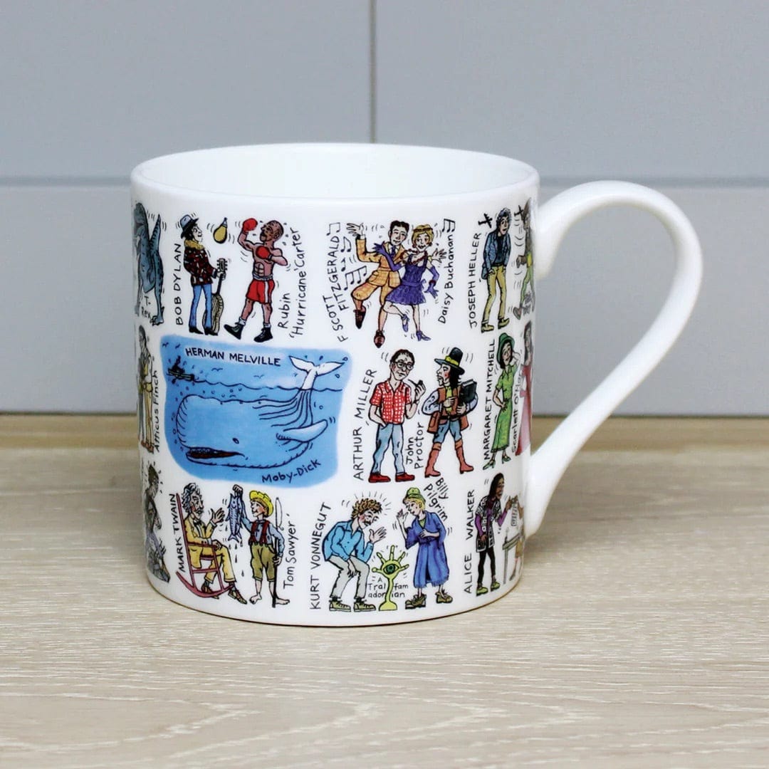 Writers and Characters Mug USA BookGeek