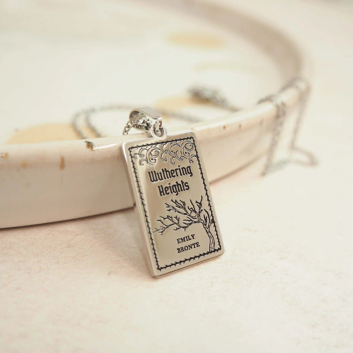 Wuthering Heights Book Necklace BookGeek
