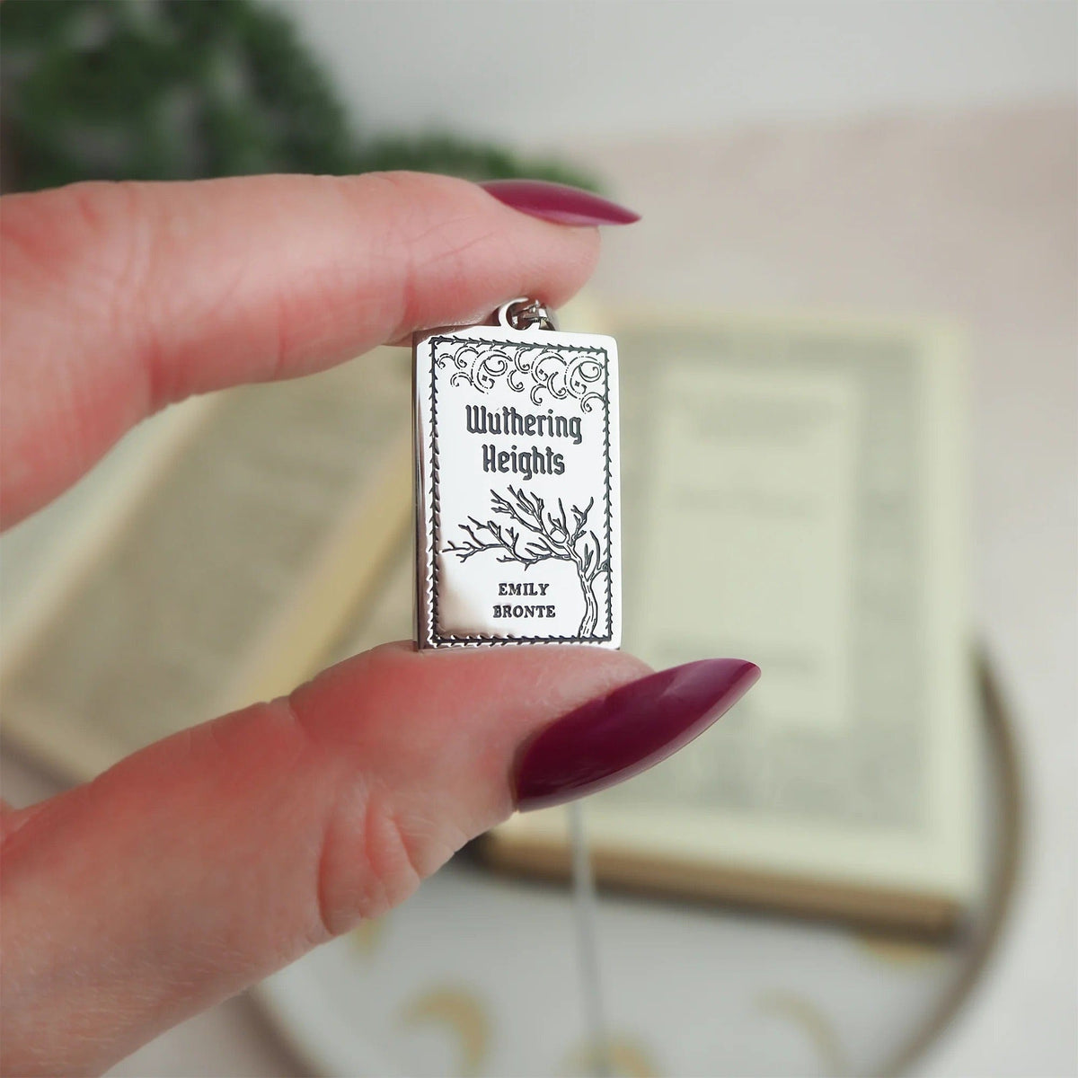 Wuthering Heights Book Necklace BookGeek