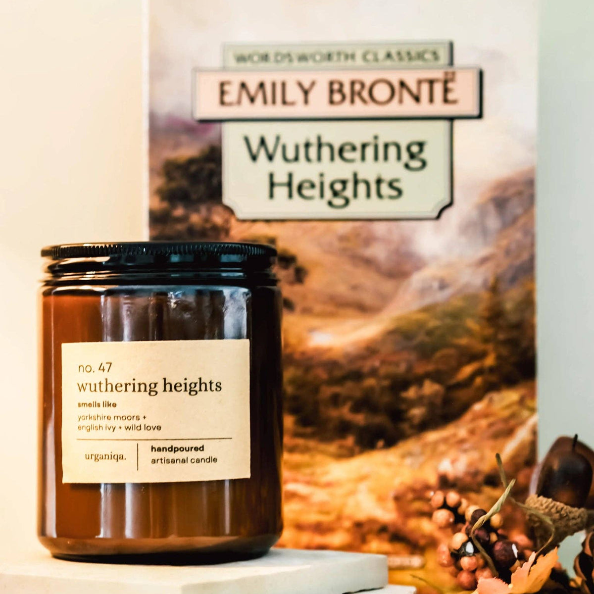 Wuthering Heights Bookish Literary-inspired Scented Candle BookGeek