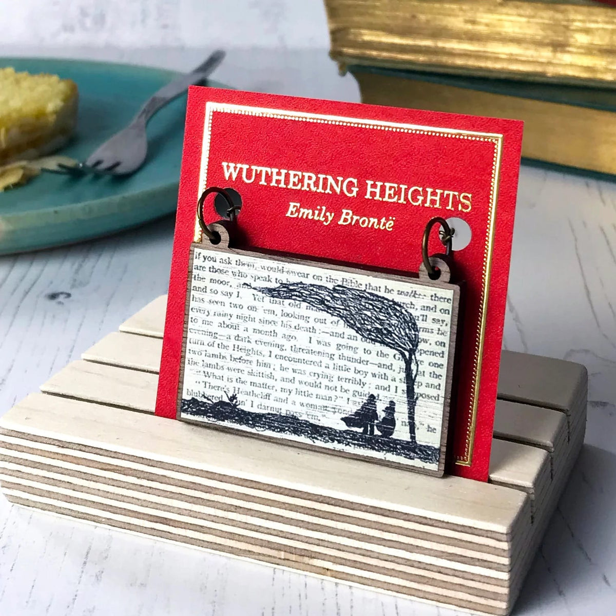 Wuthering Heights Silhouette Necklace BookGeek