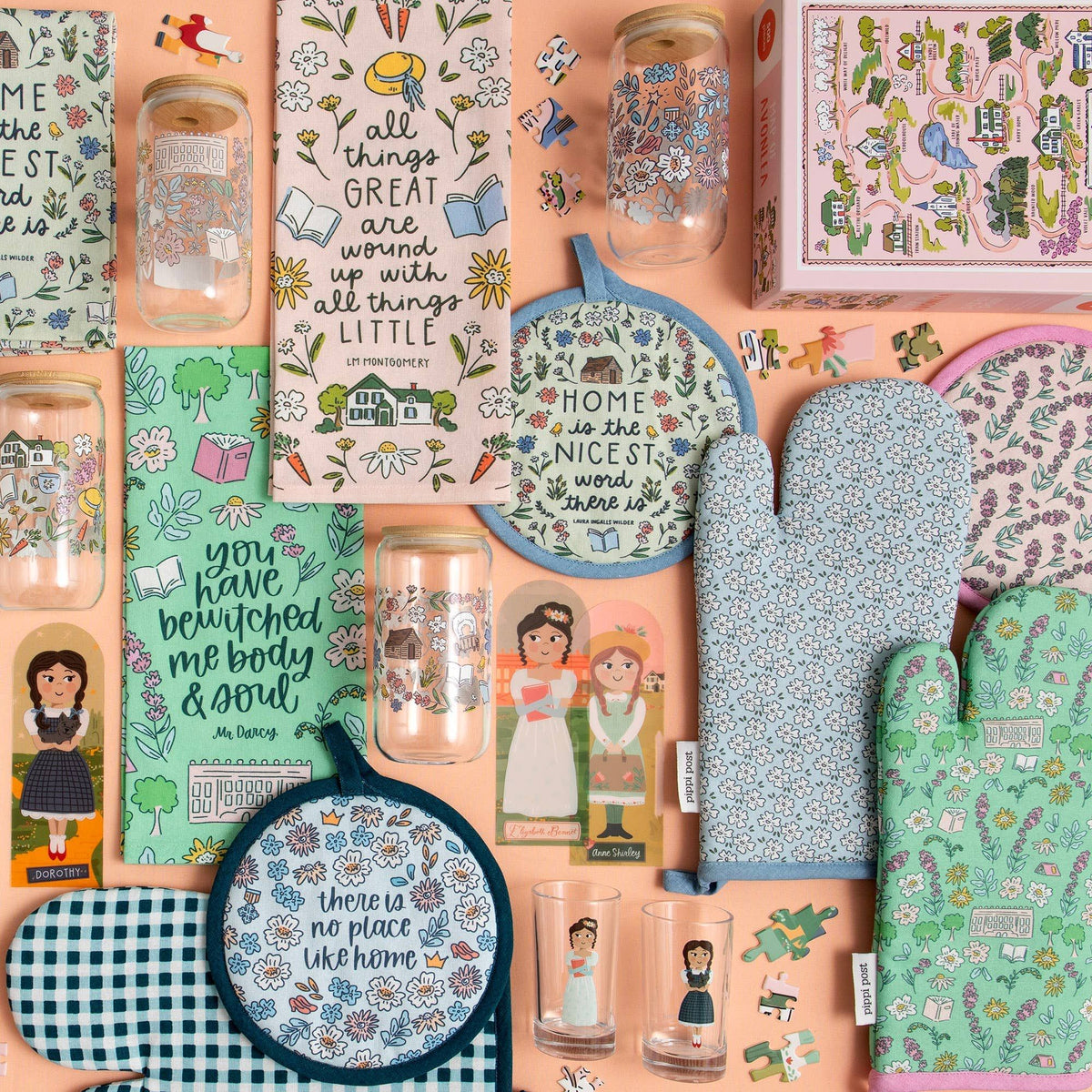 You Have Bewitched Me - Pemberley Pot Holder Set BookGeek