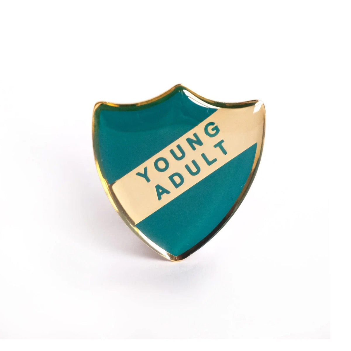 Young Adult Enamel Title Badge BookGeek